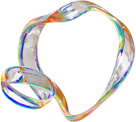 Transparent Liquid Blob Frame